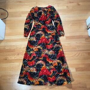 Vintage 90s Floral Sheer Dress